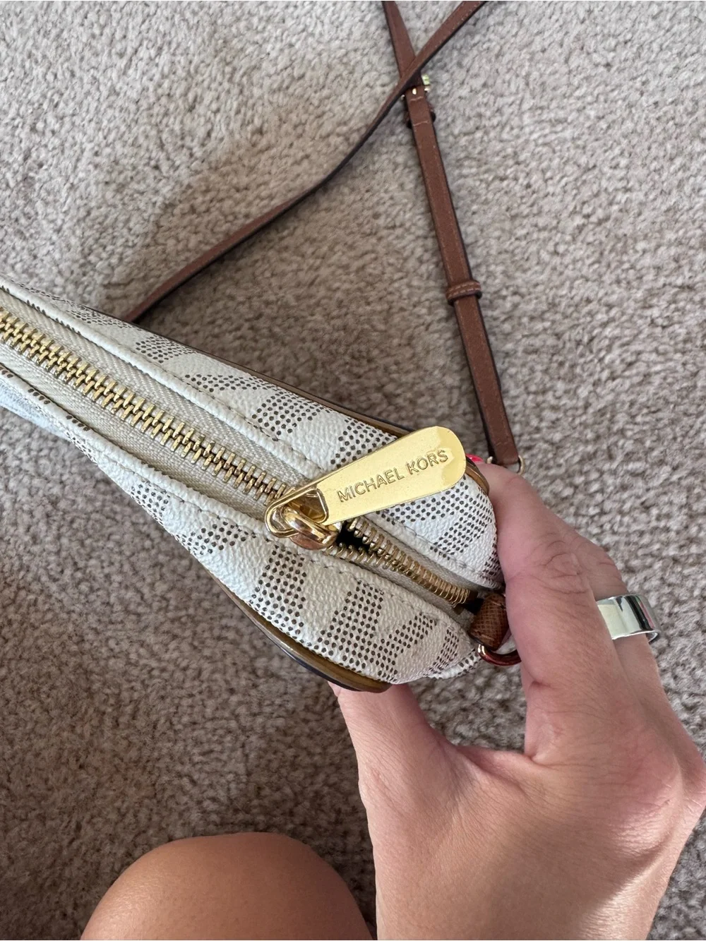 Michael Kors Jet Set Logo Crossbody Bag